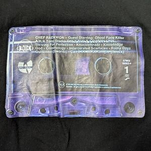 Purple Cassette Tape Graphic Bandana